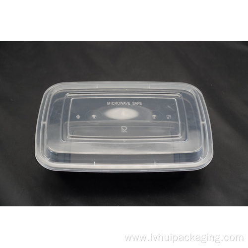 38oz Rectangular disposable lunch box